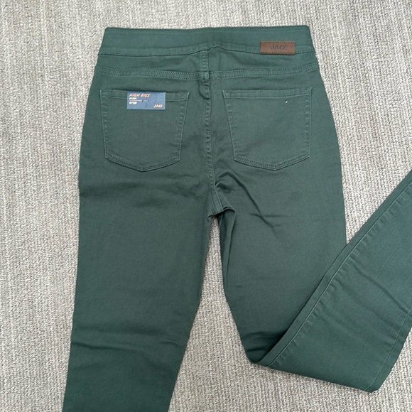 NWT High Rise Skinny Bottle Green Jeggings - JAG Brand - size 25 - Picture 2 of 4